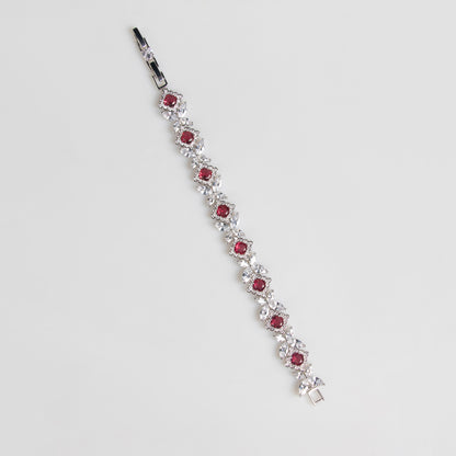 Wedding Dress Bridal Three-Piece Necklace Set – Zircon Copper Jewelry